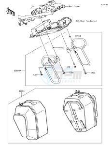 NINJA 650 EX650KJF XX (EU ME A(FRICA) drawing Accessory(Pannier)