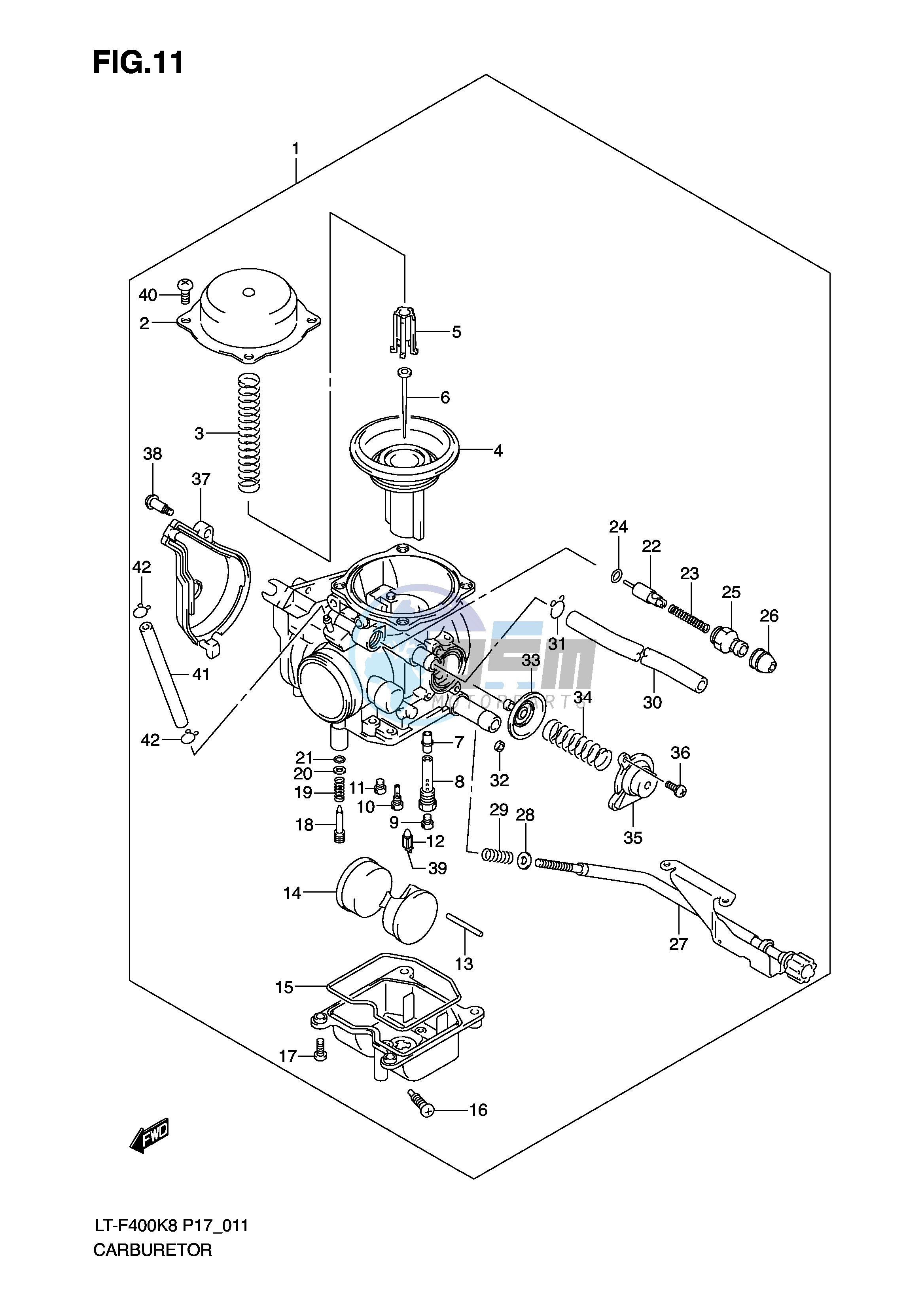 CARBURETOR (MODEL K8 K9)