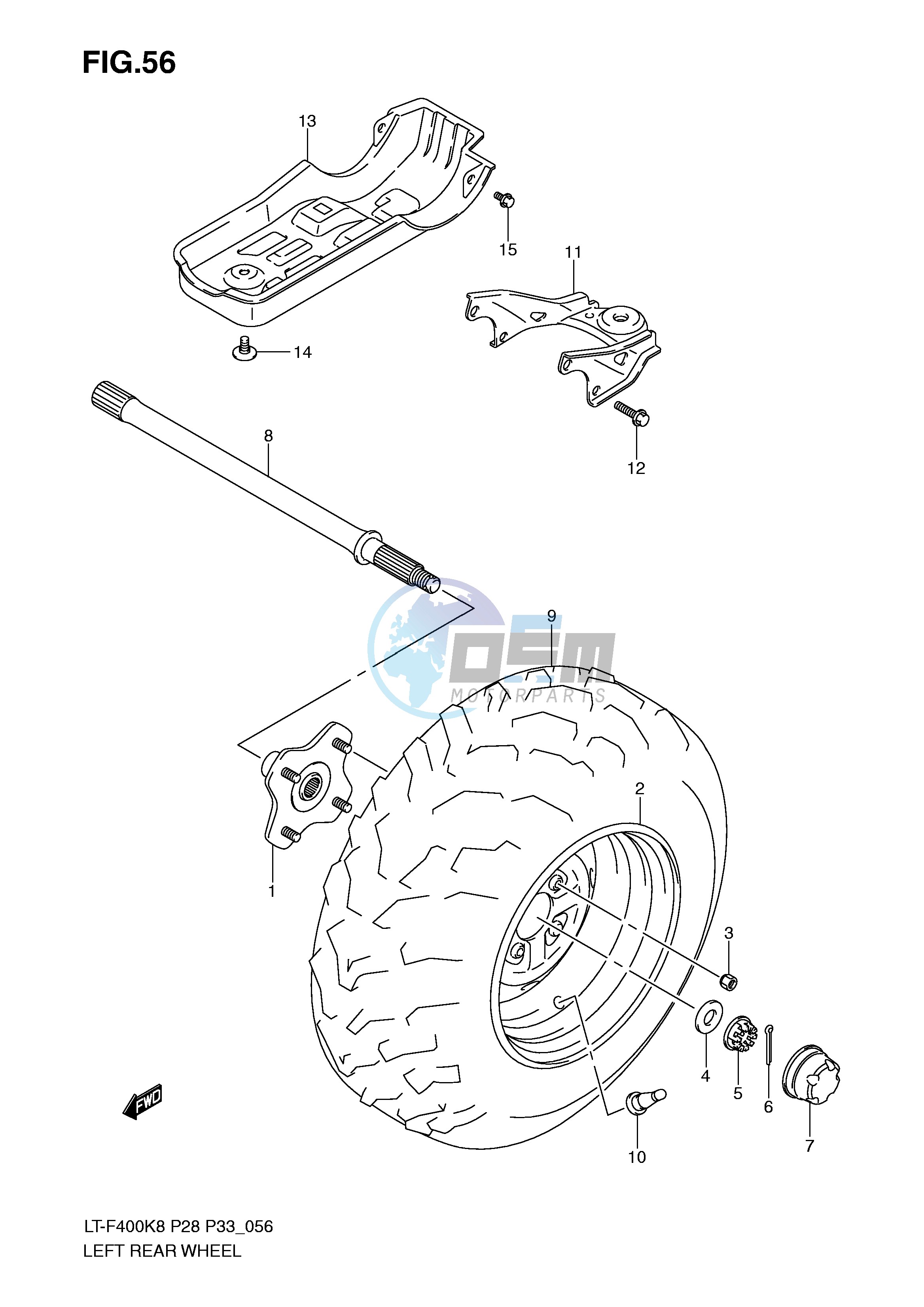 LEFT REAR WHEEL