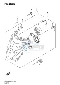 GSX-1300R ABS HAYABUSA EU drawing HEADLAMP