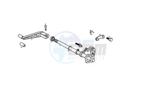 GPR REPLICA - GPR R - 50 CC VTHGR1D1A EU2 drawing GEAR CHANGE MECHANISM