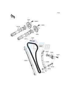 ER-6F_ABS EX650FDS XX (EU ME A(FRICA) drawing Camshaft(s)/Tensioner