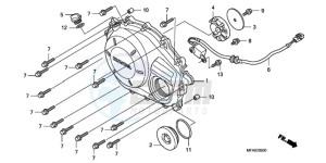 CBF1000T9 F / ABS CMF drawing RIGHT CRANKCASE COVER