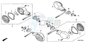 CB1000RAB drawing WINKER