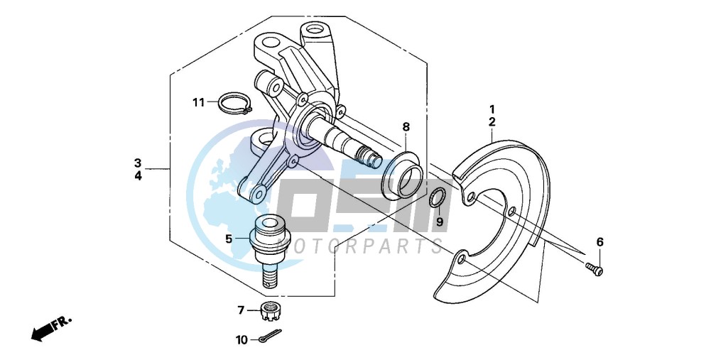 KNUCKLE (TRX500TM)