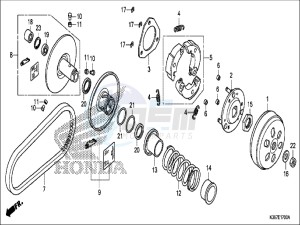 WW125EX2H WW125 E drawing DRIVEN FACE