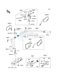 VN900 CLASSIC VN900BEF GB XX (EU ME A(FRICA) drawing Handlebar