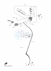 YZ450F (BHR2) drawing FRONT MASTER CYLINDER