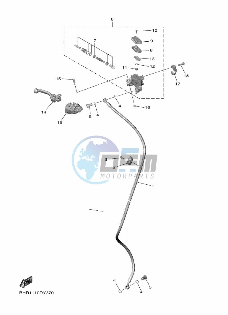 FRONT MASTER CYLINDER