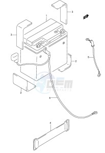 GZ250 (P19) drawing BATTERY