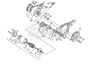 MITO EVOL.125 drawing FLYWHEEL STARTING MOTOR SJCE