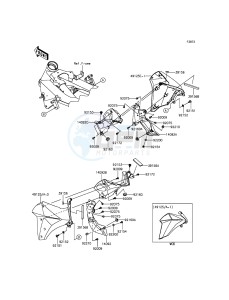 Z800 ZR800CGF UF (UK FA) XX (EU ME A(FRICA) drawing Cowling Lowers