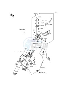 NINJA 250SL ABS BX250BGFA XX (EU ME A(FRICA) drawing Front Master Cylinder