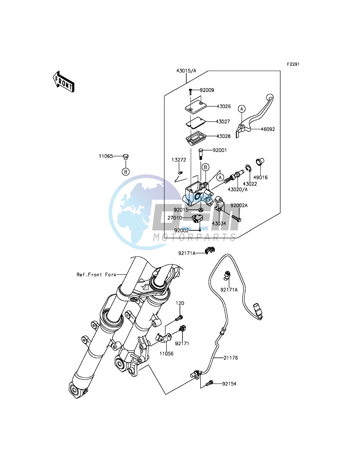 Front Master Cylinder