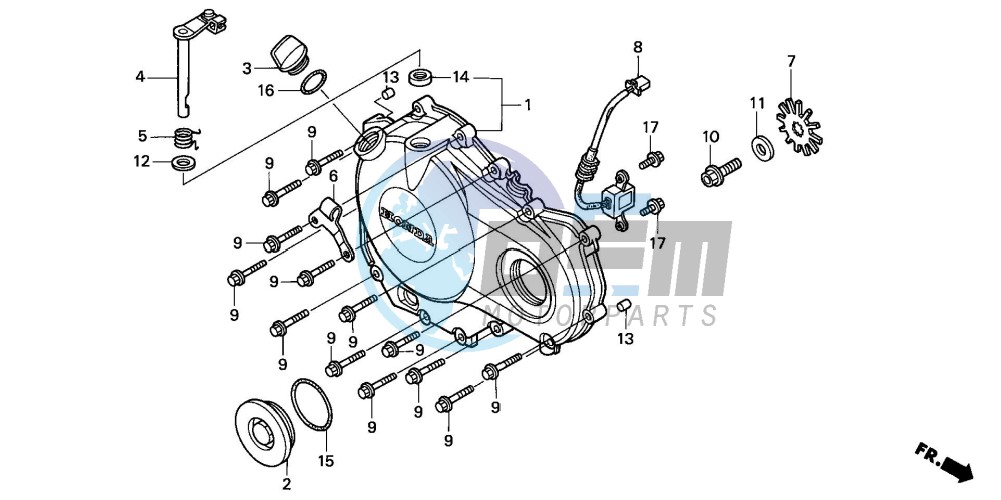 RIGHT CRANKCASE COVER