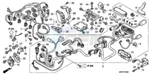 CB1000RA Europe Direct - (ED) drawing WIRE HARNESS