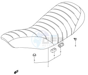 RV125 (E19) VanVan drawing SEAT (MODEL K5 K6 K7)