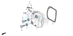 NVS502SH drawing CYLINDER HEAD COVER