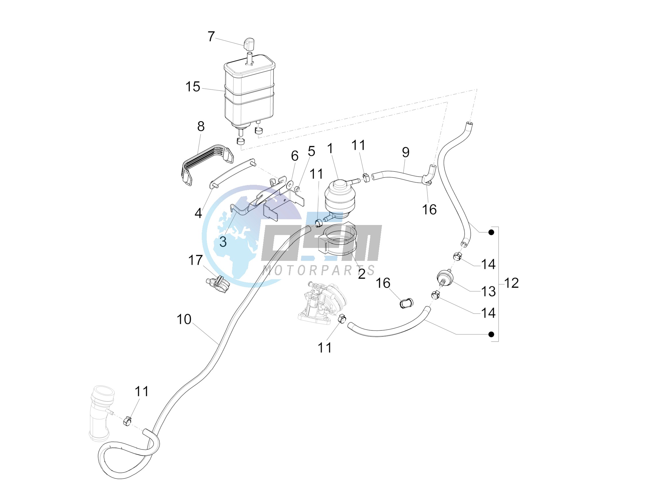 Anti-percolation system