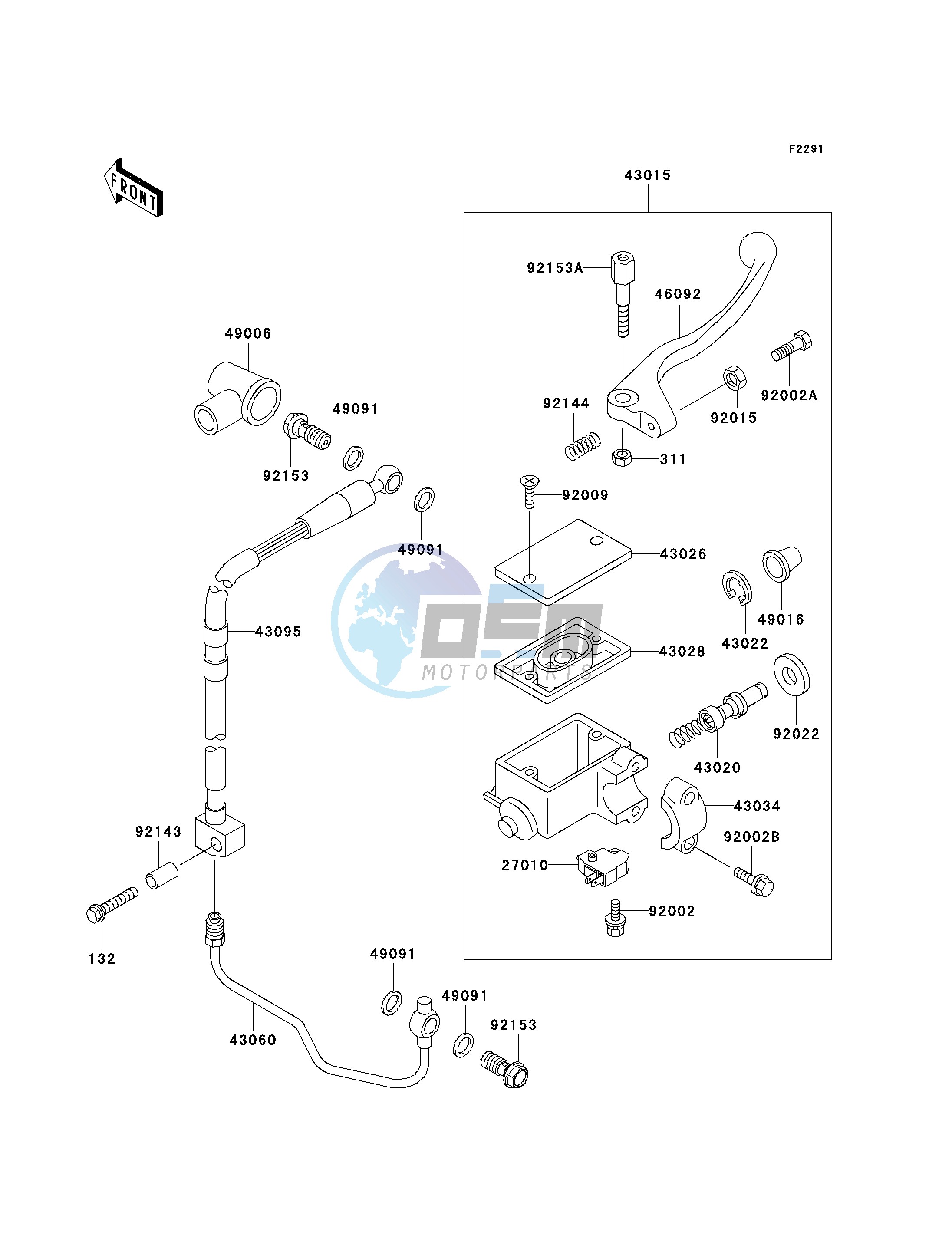 FRONT MASTER CYLINDER