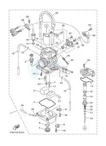 YZ250 (1SSD 1SSE 1SSF 1SSG 1SSG) drawing CARBURETOR