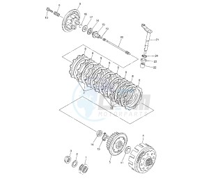 WR F 450 drawing CLUTCH