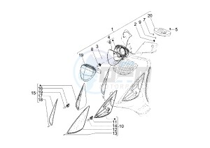 Zip 50 4T drawing Headlight