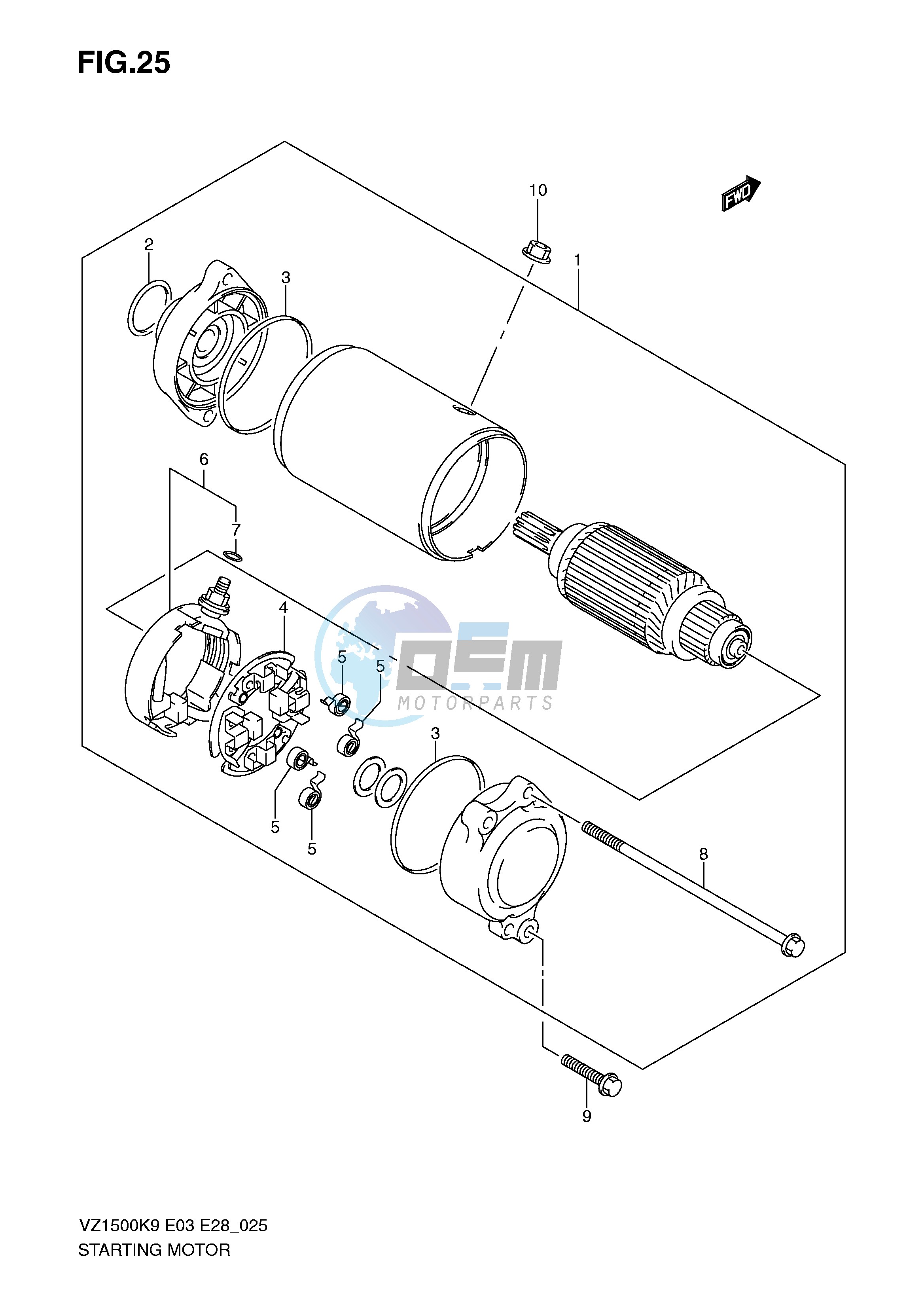 STARTING MOTOR