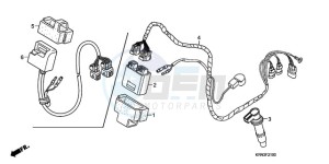 CRF250R9 Australia - (U) drawing WIRE HARNESS