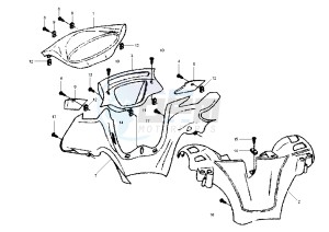 X9 EVOLUTION 125 drawing Handlebar covers