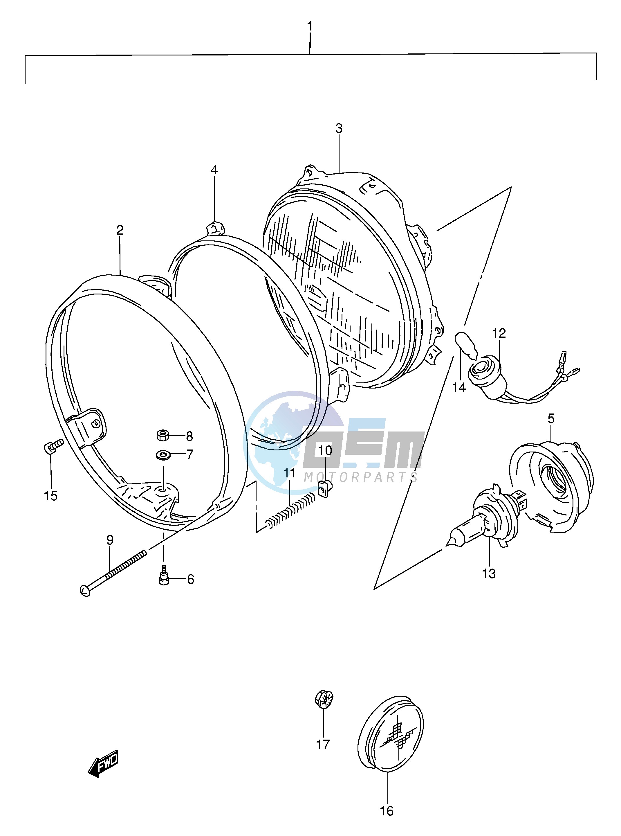 HEADLAMP (MODEL S)