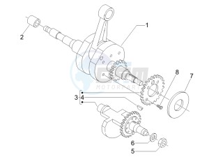 MP3 500 Sport (USA) USA drawing Crankshaft