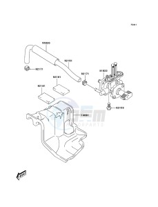 KFX50 KSF50-A3 EU drawing Fuel Filter