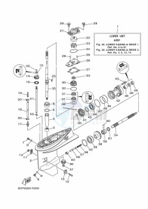 F50HEDL drawing LOWER-CASING-x-DRIVE-1