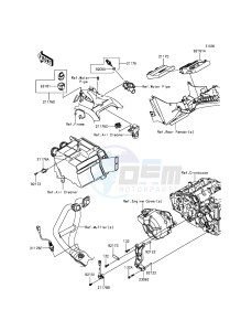 NINJA 300 EX300AEFA XX (EU ME A(FRICA) drawing Fuel Injection