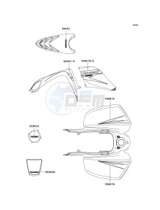 KSV 700 C [KFX700] (C6F) C6F drawing DECALS