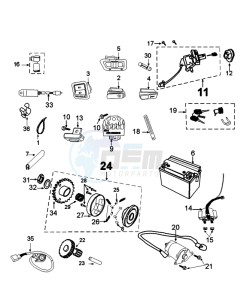 TWEET 125 C PRO drawing ELECTRIC EQUIPMENT