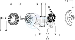 Sfera RST 80 drawing Flywheel magneto