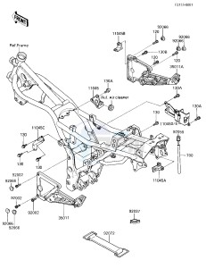 EX 250 E [NINJA 250R] (E1-E2) [NINJA 250R] drawing ELECTRO BRACKET