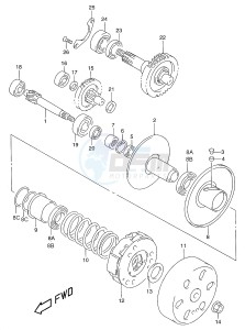 AY50 (V-W-X-Y) katana drawing TRANSMISSION (2) (model X Y)