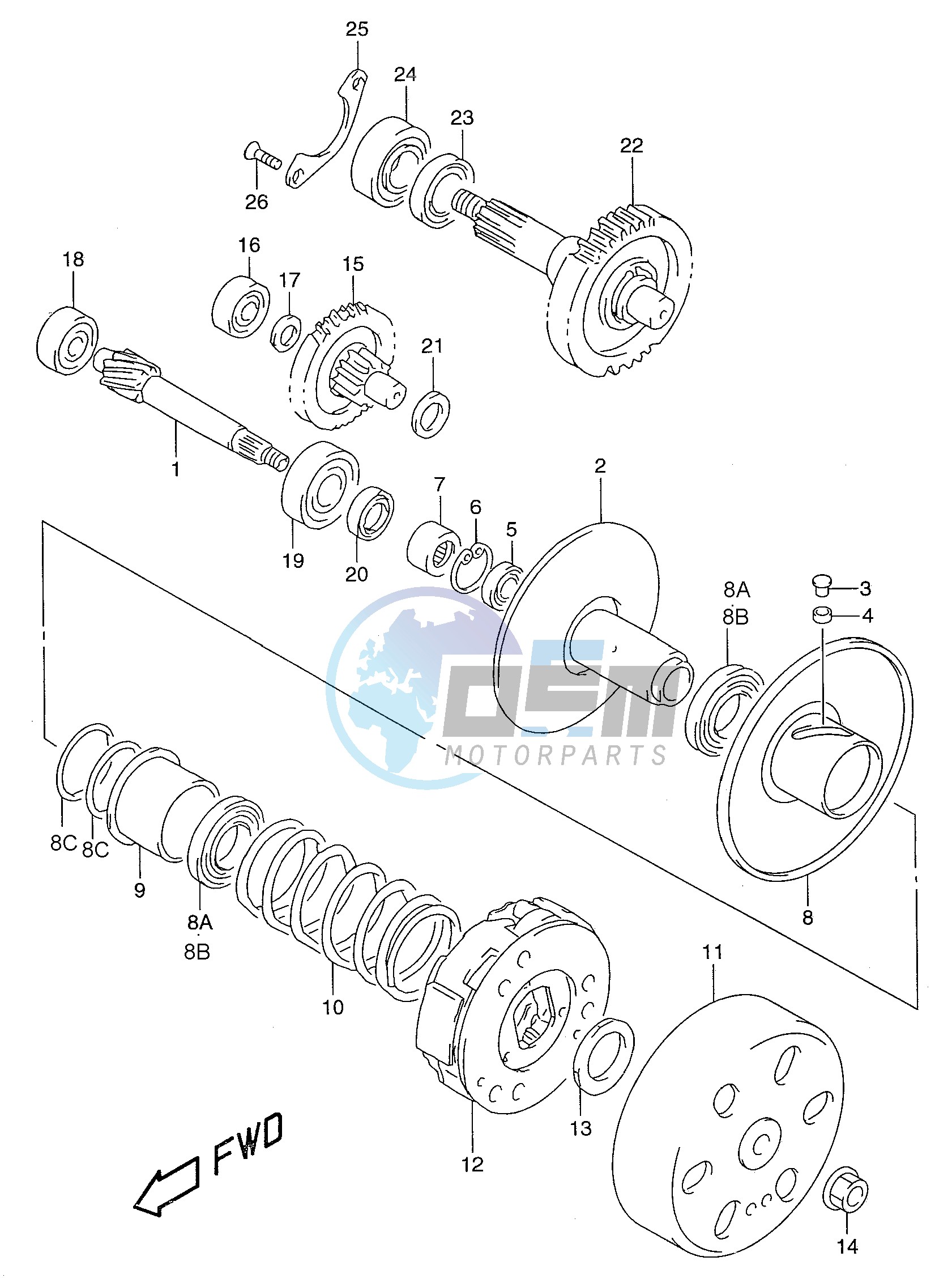 TRANSMISSION (2) (model X Y)