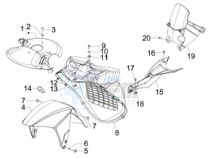 Runner 50 Pure Jet ST drawing Wheel housing - Mudguard