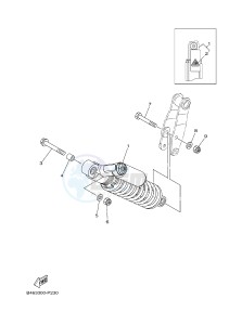 YFM700R YFM70RSXJ RAPTOR 700R (2LSH) drawing REAR SUSPENSION