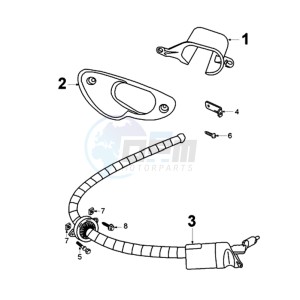 TKR R A BE drawing HANDLEBAR LOCK