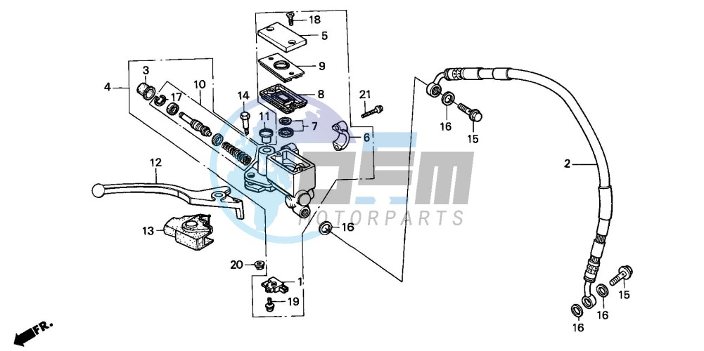 FR. BRAKE MASTER CYLINDER