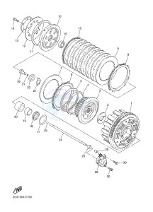 FJR1300AE FJR1300-AS ENGLAND drawing CLUTCH