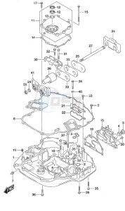 DF 300AP drawing Engine Holder