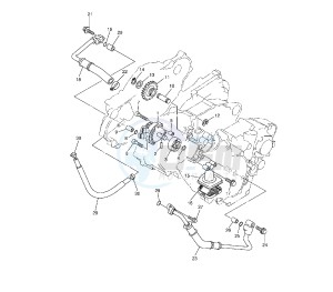 YZ F 250 drawing OIL PUMP