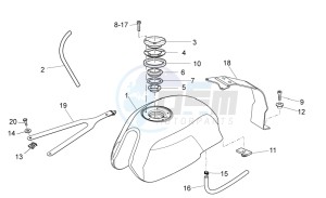 V7 II Racer ABS 750 USA-CND drawing Fuel tank