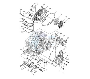 XTZ SUPER TENERE 1200 drawing CRANKCASE COVER